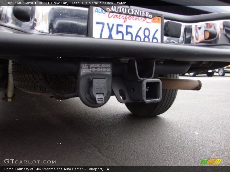 Deep Blue Metallic / Dark Pewter 2005 GMC Sierra 1500 SLE Crew Cab