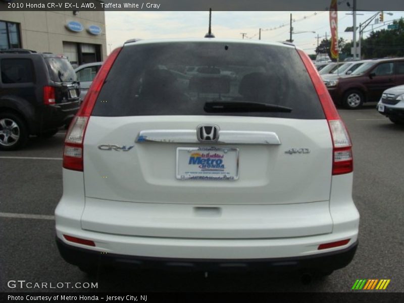 Taffeta White / Gray 2010 Honda CR-V EX-L AWD