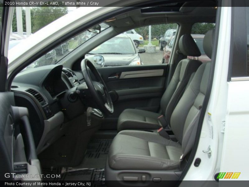 Taffeta White / Gray 2010 Honda CR-V EX-L AWD