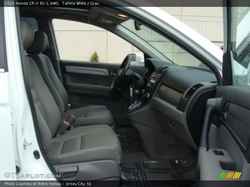 Taffeta White / Gray 2010 Honda CR-V EX-L AWD