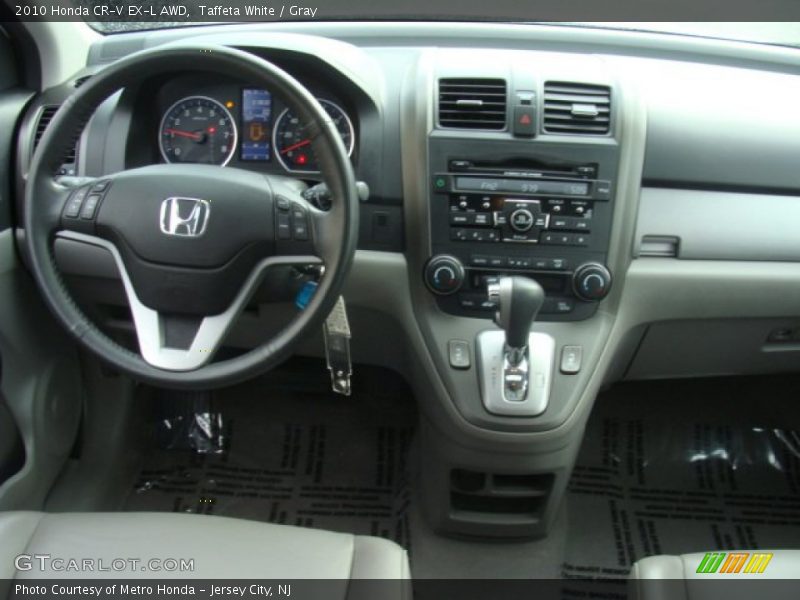 Taffeta White / Gray 2010 Honda CR-V EX-L AWD