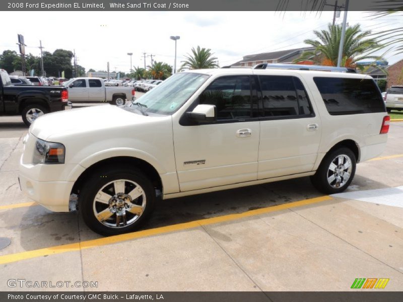 White Sand Tri Coat / Stone 2008 Ford Expedition EL Limited
