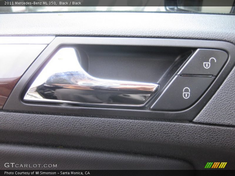 Black / Black 2011 Mercedes-Benz ML 350