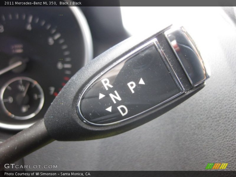 Black / Black 2011 Mercedes-Benz ML 350