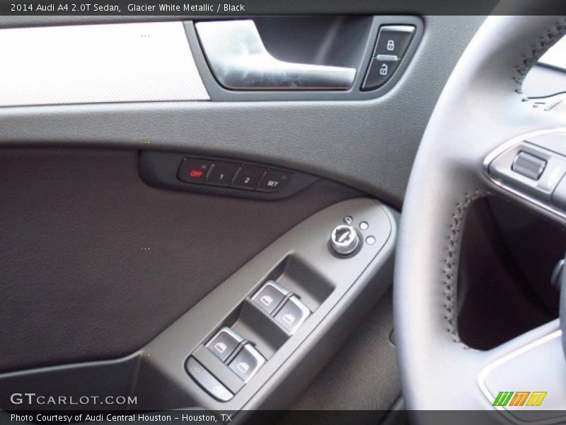 Glacier White Metallic / Black 2014 Audi A4 2.0T Sedan