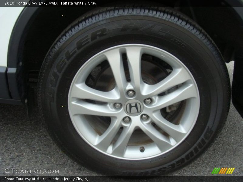 Taffeta White / Gray 2010 Honda CR-V EX-L AWD