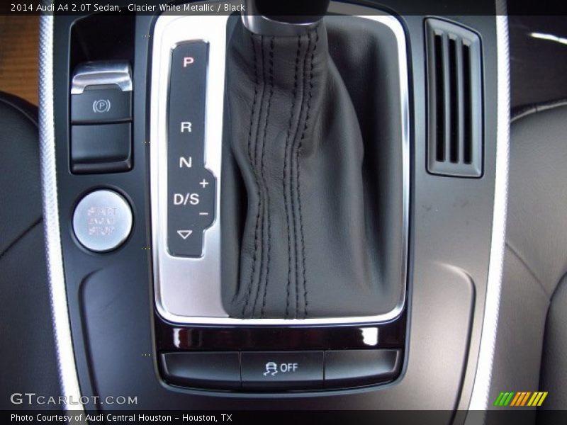 Glacier White Metallic / Black 2014 Audi A4 2.0T Sedan