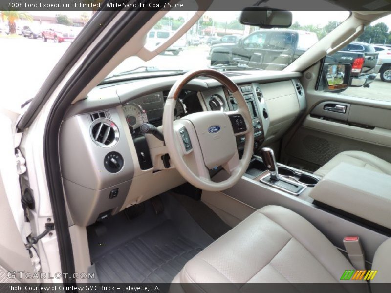 White Sand Tri Coat / Stone 2008 Ford Expedition EL Limited