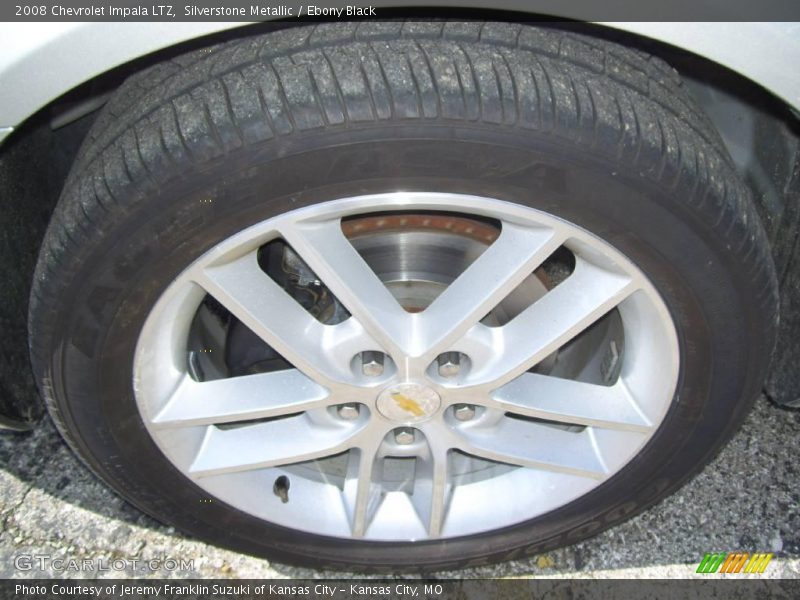 Silverstone Metallic / Ebony Black 2008 Chevrolet Impala LTZ