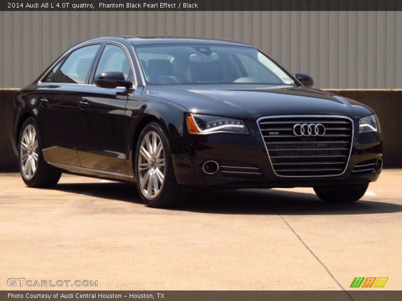 Phantom Black Pearl Effect / Black 2014 Audi A8 L 4.0T quattro