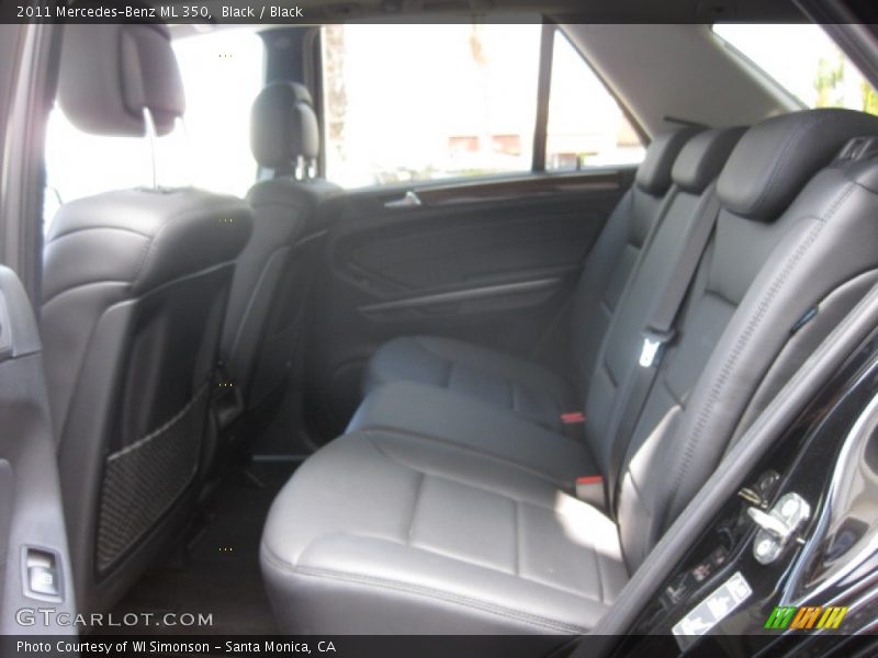 Black / Black 2011 Mercedes-Benz ML 350