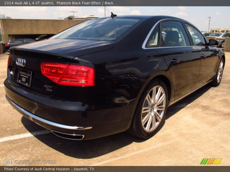 Phantom Black Pearl Effect / Black 2014 Audi A8 L 4.0T quattro