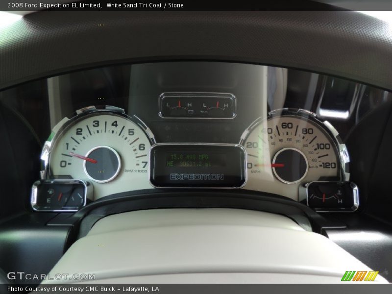 White Sand Tri Coat / Stone 2008 Ford Expedition EL Limited