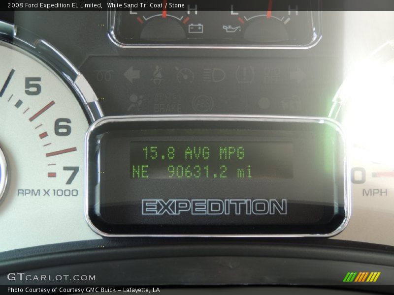 White Sand Tri Coat / Stone 2008 Ford Expedition EL Limited