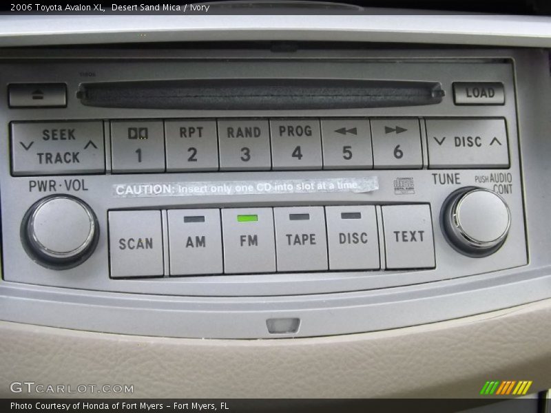 Desert Sand Mica / Ivory 2006 Toyota Avalon XL