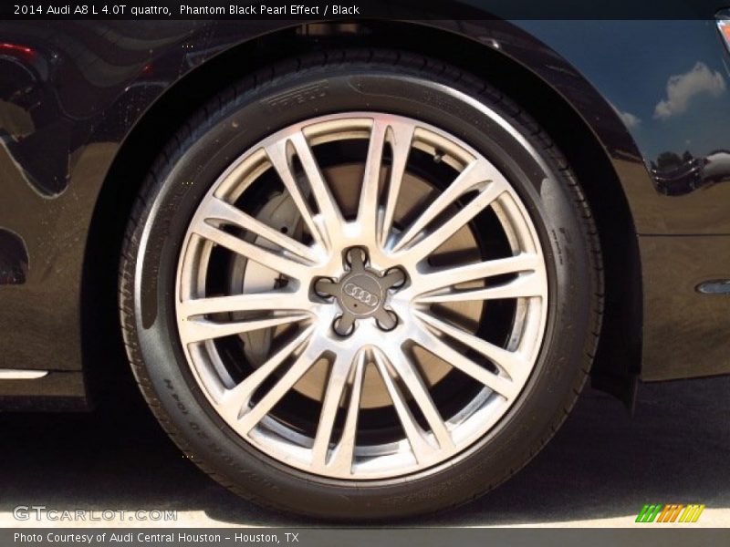 Phantom Black Pearl Effect / Black 2014 Audi A8 L 4.0T quattro