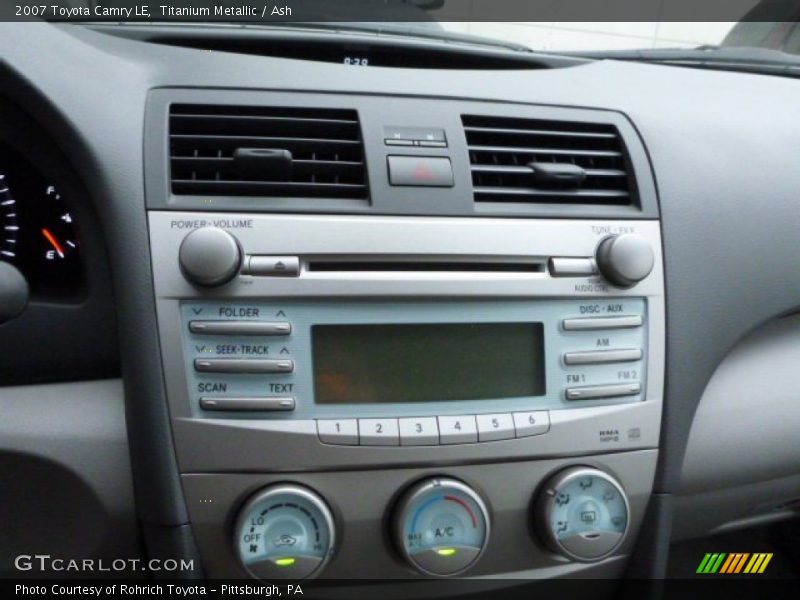 Titanium Metallic / Ash 2007 Toyota Camry LE