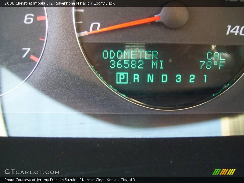 Silverstone Metallic / Ebony Black 2008 Chevrolet Impala LTZ