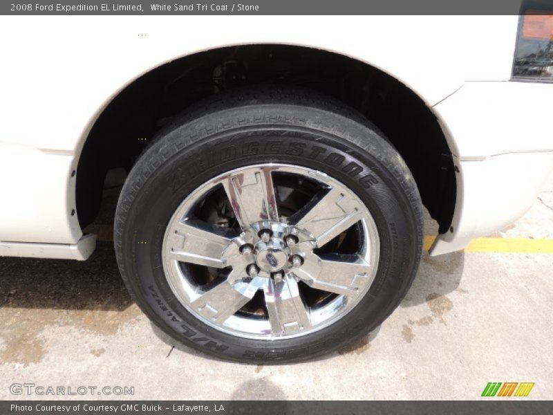White Sand Tri Coat / Stone 2008 Ford Expedition EL Limited