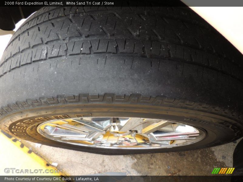 White Sand Tri Coat / Stone 2008 Ford Expedition EL Limited
