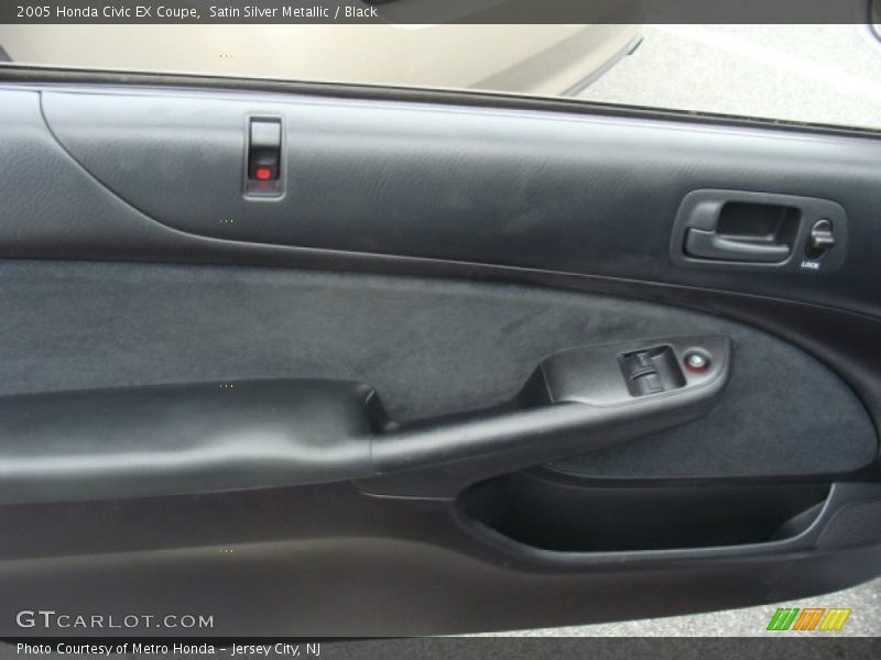 Satin Silver Metallic / Black 2005 Honda Civic EX Coupe