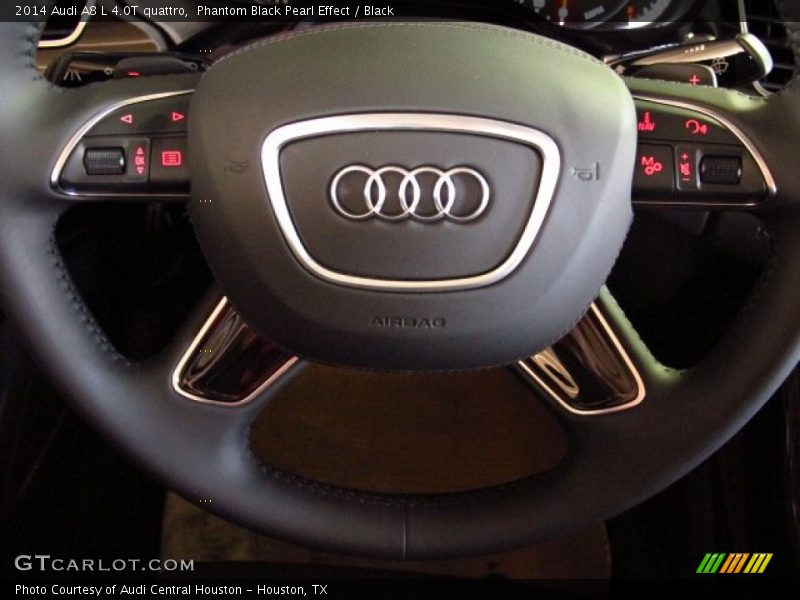 Phantom Black Pearl Effect / Black 2014 Audi A8 L 4.0T quattro