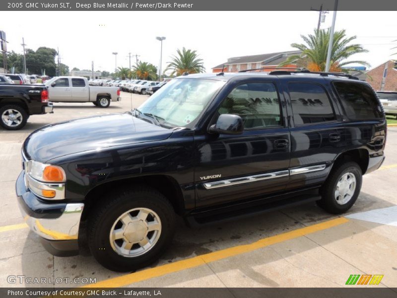 Deep Blue Metallic / Pewter/Dark Pewter 2005 GMC Yukon SLT