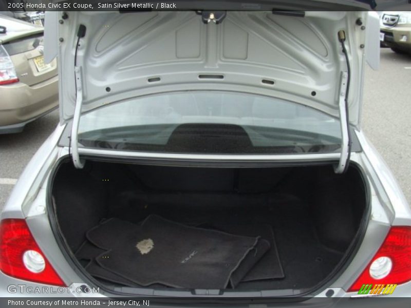 Satin Silver Metallic / Black 2005 Honda Civic EX Coupe