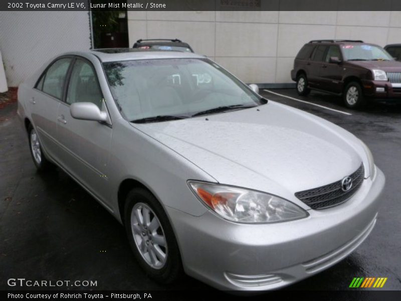 Lunar Mist Metallic / Stone 2002 Toyota Camry LE V6