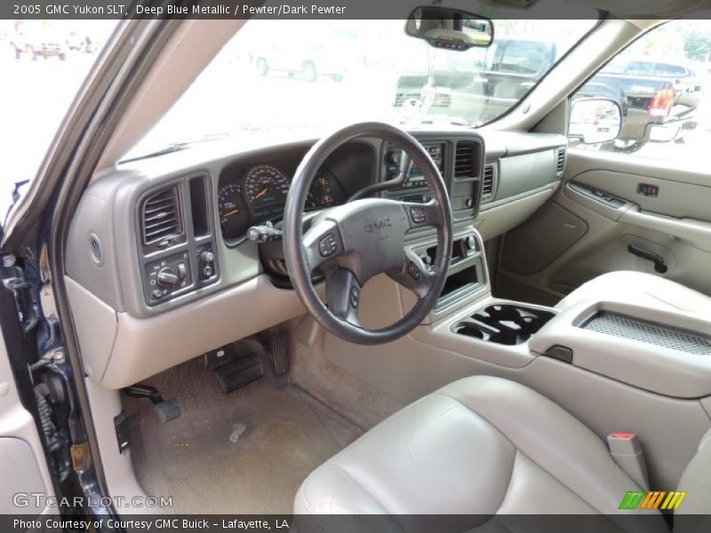 Deep Blue Metallic / Pewter/Dark Pewter 2005 GMC Yukon SLT