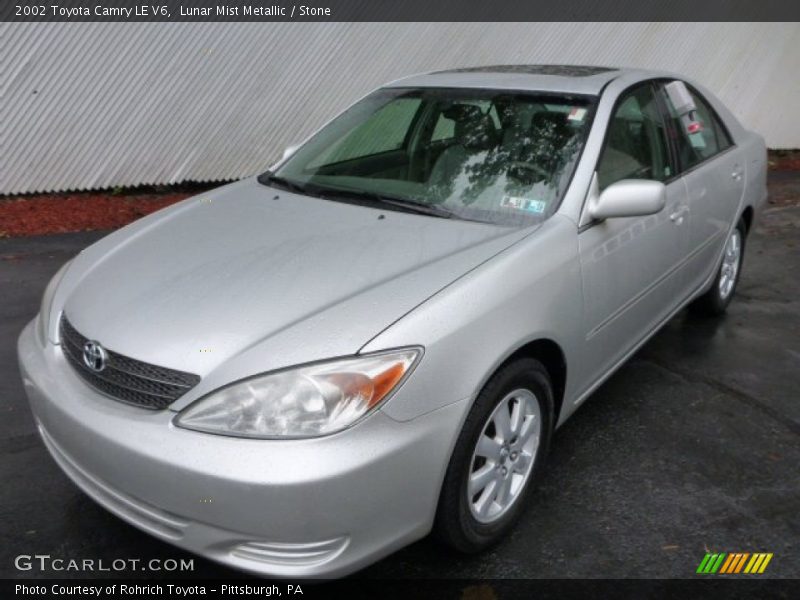 Lunar Mist Metallic / Stone 2002 Toyota Camry LE V6