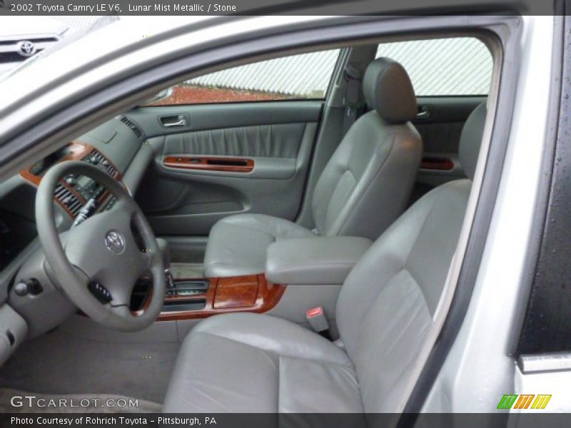 Lunar Mist Metallic / Stone 2002 Toyota Camry LE V6
