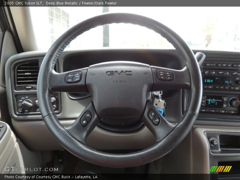 Deep Blue Metallic / Pewter/Dark Pewter 2005 GMC Yukon SLT
