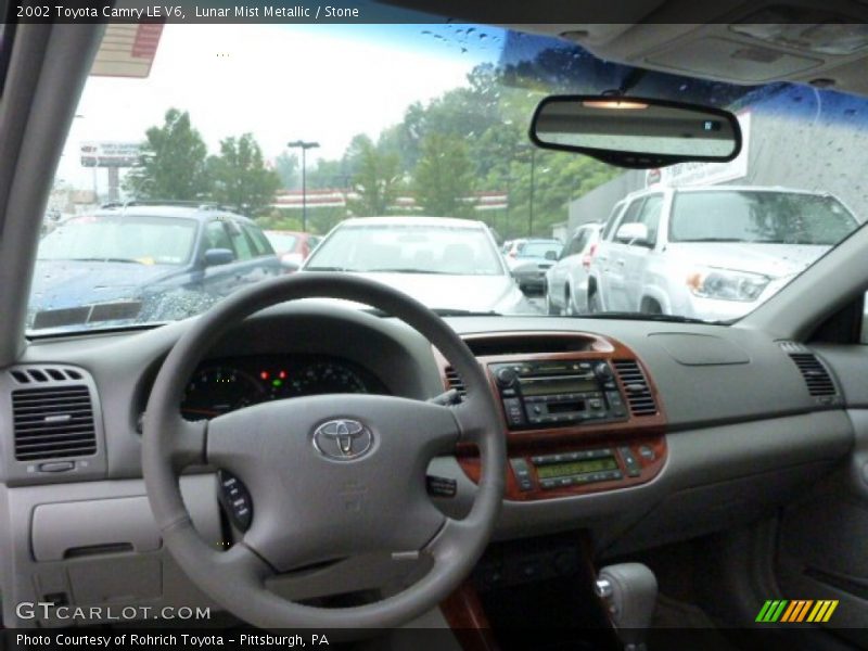 Lunar Mist Metallic / Stone 2002 Toyota Camry LE V6