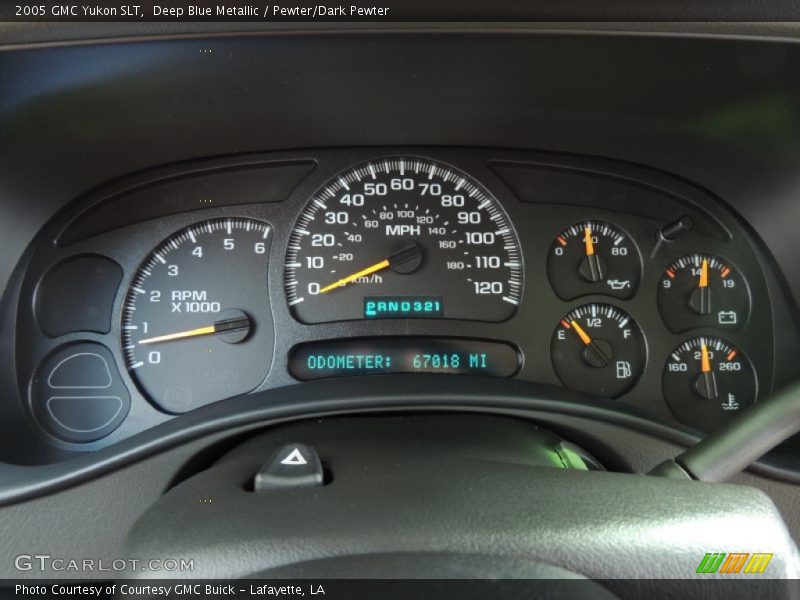 Deep Blue Metallic / Pewter/Dark Pewter 2005 GMC Yukon SLT