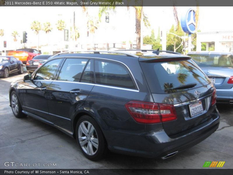 Steel Grey Metallic / Black 2011 Mercedes-Benz E 350 4Matic Wagon