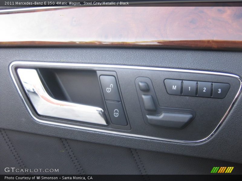 Steel Grey Metallic / Black 2011 Mercedes-Benz E 350 4Matic Wagon