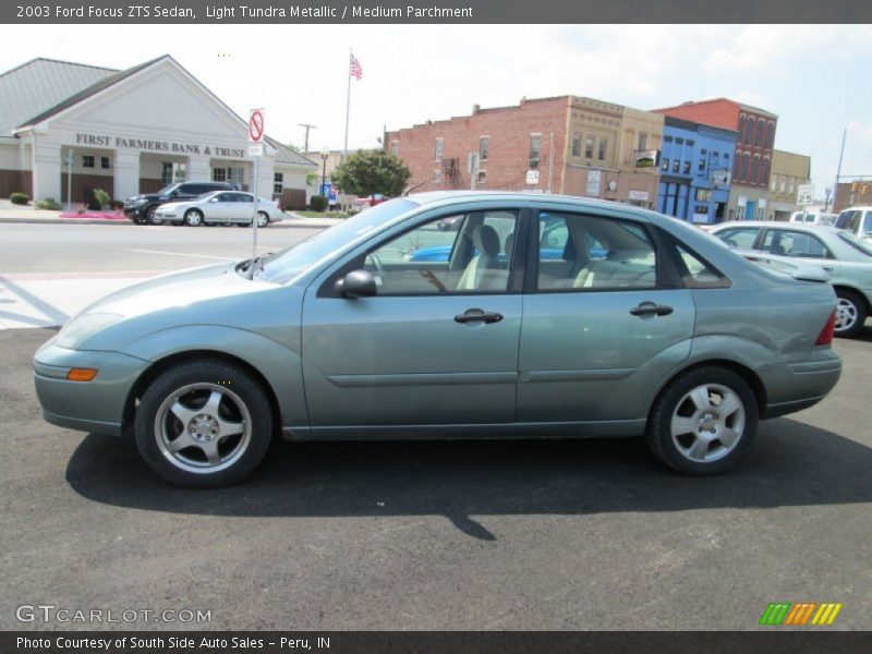 Light Tundra Metallic / Medium Parchment 2003 Ford Focus ZTS Sedan