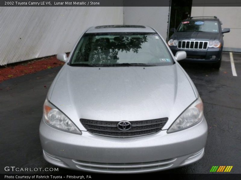 Lunar Mist Metallic / Stone 2002 Toyota Camry LE V6
