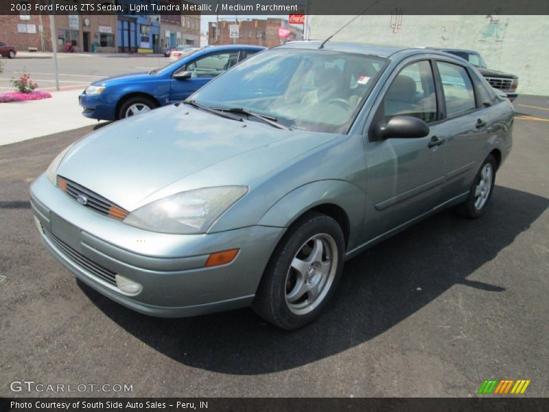 Light Tundra Metallic / Medium Parchment 2003 Ford Focus ZTS Sedan