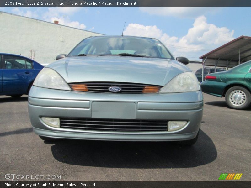 Light Tundra Metallic / Medium Parchment 2003 Ford Focus ZTS Sedan