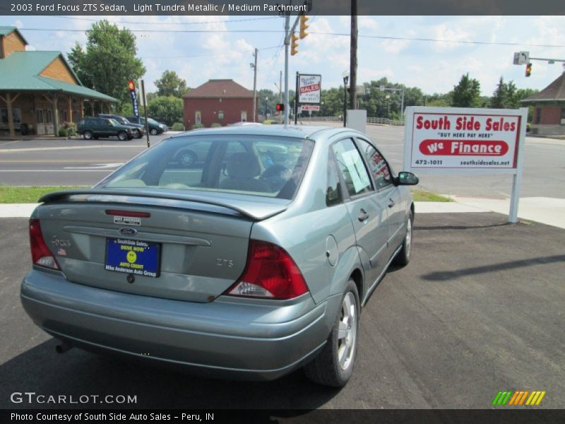 Light Tundra Metallic / Medium Parchment 2003 Ford Focus ZTS Sedan
