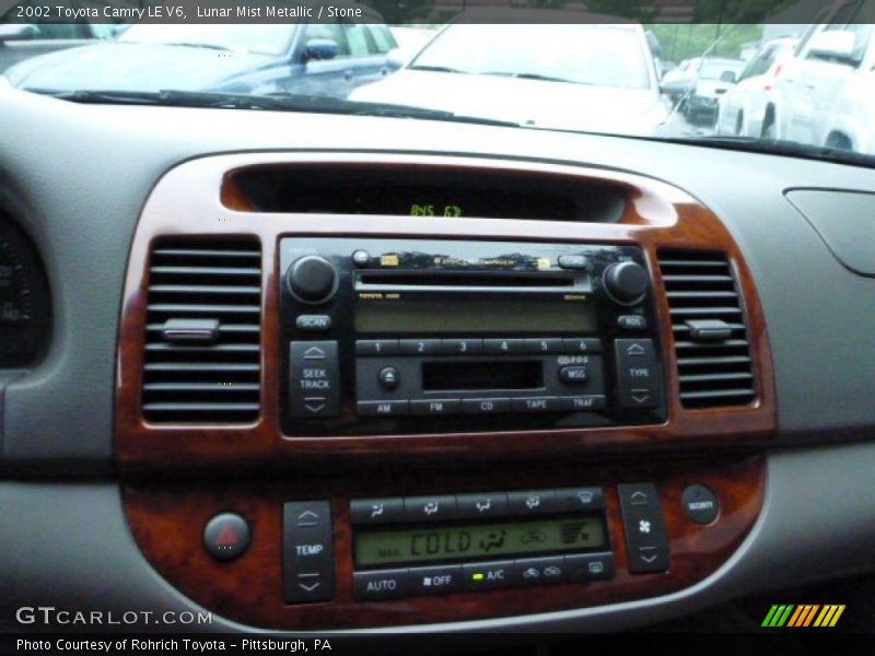 Lunar Mist Metallic / Stone 2002 Toyota Camry LE V6