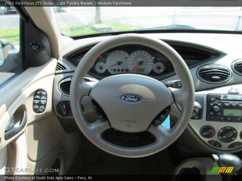 Light Tundra Metallic / Medium Parchment 2003 Ford Focus ZTS Sedan