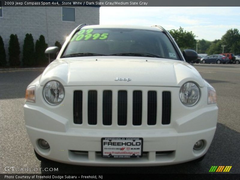Stone White / Dark Slate Gray/Medium Slate Gray 2009 Jeep Compass Sport 4x4