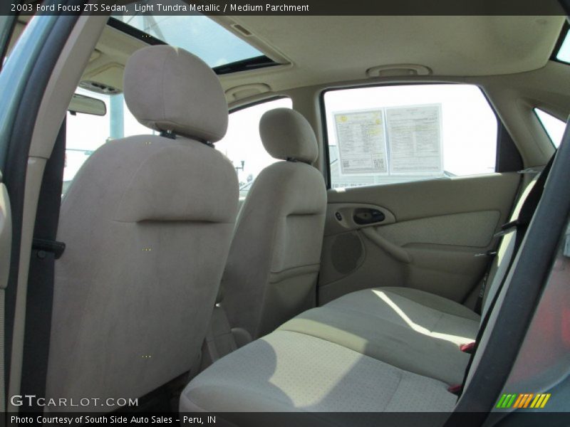 Light Tundra Metallic / Medium Parchment 2003 Ford Focus ZTS Sedan