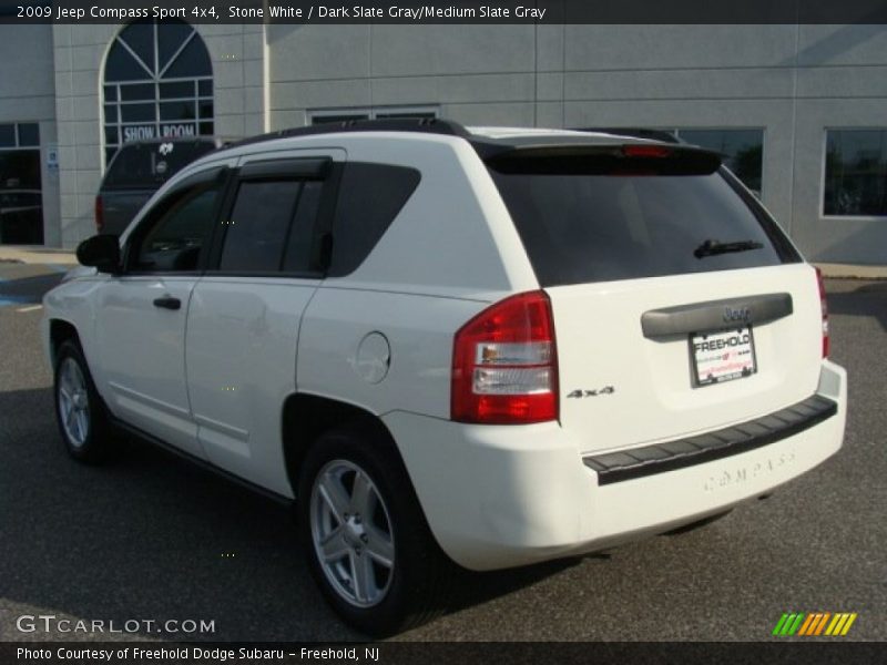 Stone White / Dark Slate Gray/Medium Slate Gray 2009 Jeep Compass Sport 4x4
