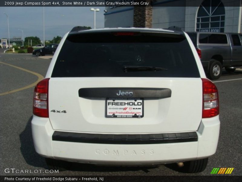 Stone White / Dark Slate Gray/Medium Slate Gray 2009 Jeep Compass Sport 4x4