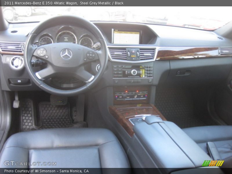 Steel Grey Metallic / Black 2011 Mercedes-Benz E 350 4Matic Wagon
