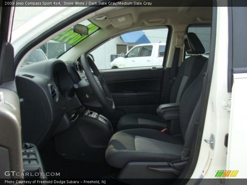 Stone White / Dark Slate Gray/Medium Slate Gray 2009 Jeep Compass Sport 4x4